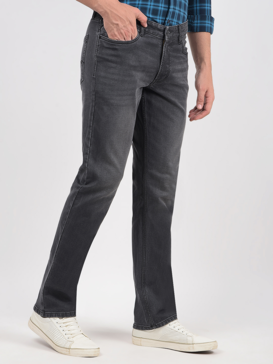 Numero Uno Men Solid Black Jeans